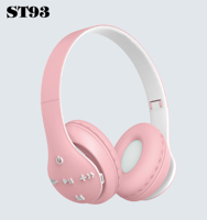 नि: शुल्क नमूने 2021 सस्ते प्रचारक उपहार OEM के लिए सोनी बीटी समायोज्य Audifonos लड़कियों प्यारा वायरलेस Headphones Headphones MIC के साथ