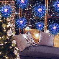 Funkeln LICHTS batteriebetriebenes hängendes Licht tragbares Party Hochzeit Sternenscheinungsstrahl Haus Luces de Navidad Feuerwerk LICHTS