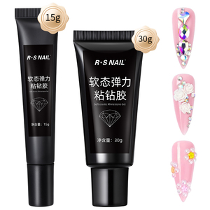 RS Nail <span class=keywords><strong>Gel</strong></span> Adhésif pour Ongles <span class=keywords><strong>en</strong></span> Tube Souple, Longue Durée, Facile à Appliquer, pour <span class=keywords><strong>D</strong></span>écoration <span class=keywords><strong>d</strong></span>'Ongles <span class=keywords><strong>en</strong></span> Strass et Diamants – Meilleure Vente - Product Image 1