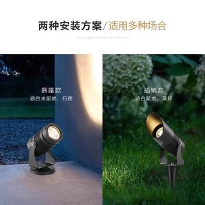 ไฟสปอตไลท์ LED สำหรับภายนอกอาคาร กันน้ำ IP65 ตัวเรือนอะลูมิเนียม สำหรับสวน ตกแต่งภูมิทัศน์ และไฟส่องต้นไม้ - Product Image 3