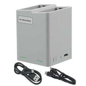 Accessoires pour drones OEM <span class=keywords><strong>Mini3</strong></span> <span class=keywords><strong>Pro</strong></span>/Mini4 <span class=keywords><strong>Pro</strong></span> : Chargeur double direction PD en plastique pour FPV - Product Image 6