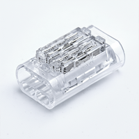 Connecteur Électrique Automobile 6 Broches Sans Outil, Boîtier PC Transparent, Connexion à Sertir pour Fils Souples