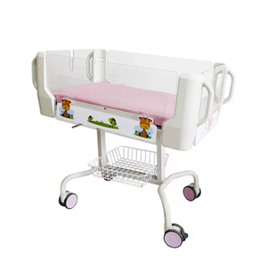 <span class=keywords><strong>Lit</strong></span> de bébé nouveau-né portable en plastique d'hôpital et chariot à bébé pour la vente chaude - Product Image 5