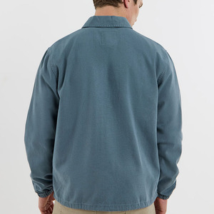 Veste en toile imperméable, coupe-vent et respirante pour l'hiver, col rabattable, boutons recouverts, qualité supérieure, légère - Product Image 6
