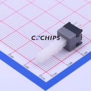 XKB8585-W-245 Push Button Switch Through hole Component (THT) Switch No Lock Square Button Through Hole 100mA - Product Image 1