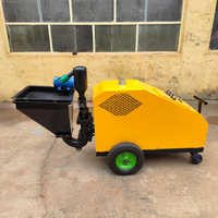 Máquina de Pulverización de Mortero de Doble Cilindro de Alta Eficiencia con Distancia de Transporte Horizontal de 50 m y Potencia de 4/7.5 kW