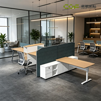 Bureau debout réglable, poste de travail informatique, bureau modulaire avec double moteur, montage facile, design moderne, usage commercial