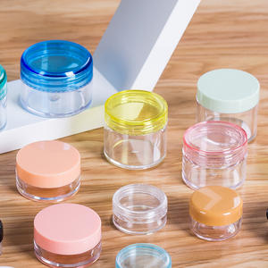 Venta al por Mayor de Frascos de Plástico para Brillo Labial de 5g, Frascos Cosméticos de Plástico PS Transparente de Alta Calidad, Capacidades de 5/10/15/20 ml, Tapa de Rosca, Gran Venta - Product Image 2