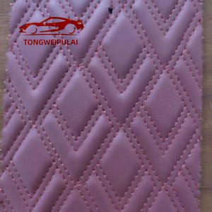 Cuero Sintético Acolchado con Esponja para Tapetes y Fundas de Asiento Impermeables para Automóviles - Tela de PU PVC con Bordado en Relieve para Sofá/<span class=keywords><strong>Silla</strong></span> - Product Image 5