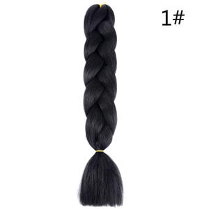 Frauen 24 Zoll Jumbo Braid Synthetic Hair Lot von 1 Stück gerade Frisur DIY Flechten Haar Großhandel für DIY Frisur - Product Image 6