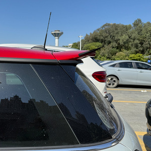 Mini Cooper JCW F55 F56 2014-24 Rear Trunk Ducktail Spoiler Piano Black Carbon Fiber Texture ABS 3m Tape Installation - Product Image 3