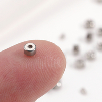 Perle d'extrémité à sertir en acier inoxydable bouchon de positionnement entretoise perle de localisation pour la fabrication de bijoux Bracelet à bricoler soi-même fermoir Clip d'extrémité