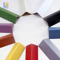Profilé d'angle décoratif industriel personnalisé pour carrelage, protection murale, bande de bordure en PVC, garniture plastique de protection
