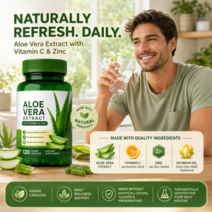 Gélules molles personnalisées à marque privée, extrait de gel d'aloe vera pour la santé, faible teneur en matières grasses, favorisant la digestion, 2 gélules par portion - Product Image 4