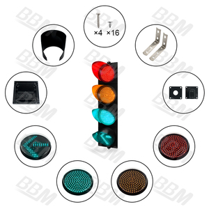 Feu de signalisation LED RGY à écran complet, flèche verte, 4 aspects, 300 mm, Semaforo - Product Image 6
