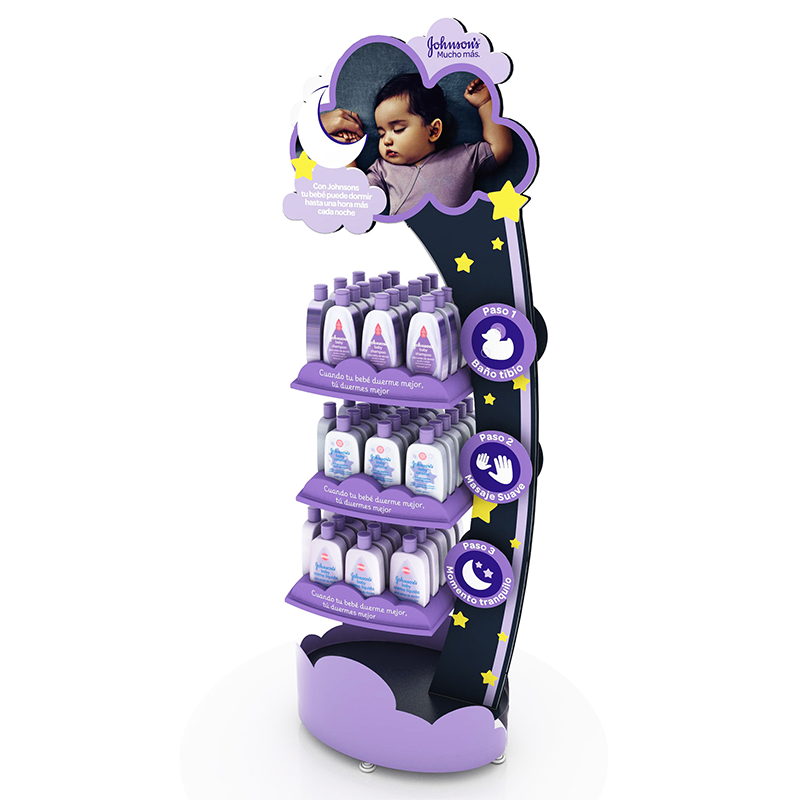 Apache Customizable for Baby Care Display Racks with Custom Logo Floor Mounted PVC Stand for Baby Shops or Supermarkets — view 2