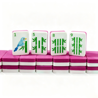 Set Mahjong Apung Bertema Musim Panas Modern ZUJU, Hiburan Lipat Portabel Ramah Lingkungan, Bahan EVA Tahan Air dan Bernapas