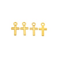 Catholique Religieux Mini Croix Pendentif En Alliage De Zinc Bijoux Accessoires Fête Des Enfants Cadeau DIY En Gros