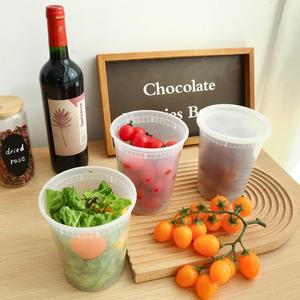 Contenants en plastique pour charcuterie de 32 oz avec couvercles |   Boîte alimentaire robuste, hermétique, sans BPA, compatible micro-ondes et congélateur - Product Image 2