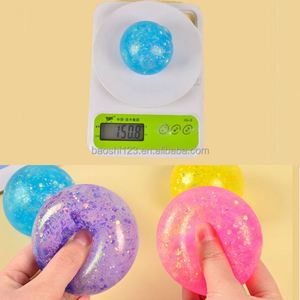 6CM Maltose Gold Glitter Stress <b>Ball</b> Squishy Toy Pearlescent Aurora Slow Rebound <b>Squeeze</b> Toy Syrup <b>Ball</b> for Stress Relief - Product Image 2