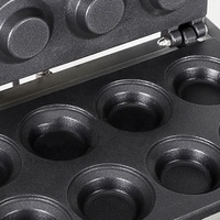 Machine à gaufres électrique professionnelle à huit trous pour tarte aux œufs
