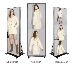 Display Advertising Digital Indoor Lcd Signage Wall Video For Show Transparent Touch Floor P2.5 Panel Kiosk X Led Poster Screen