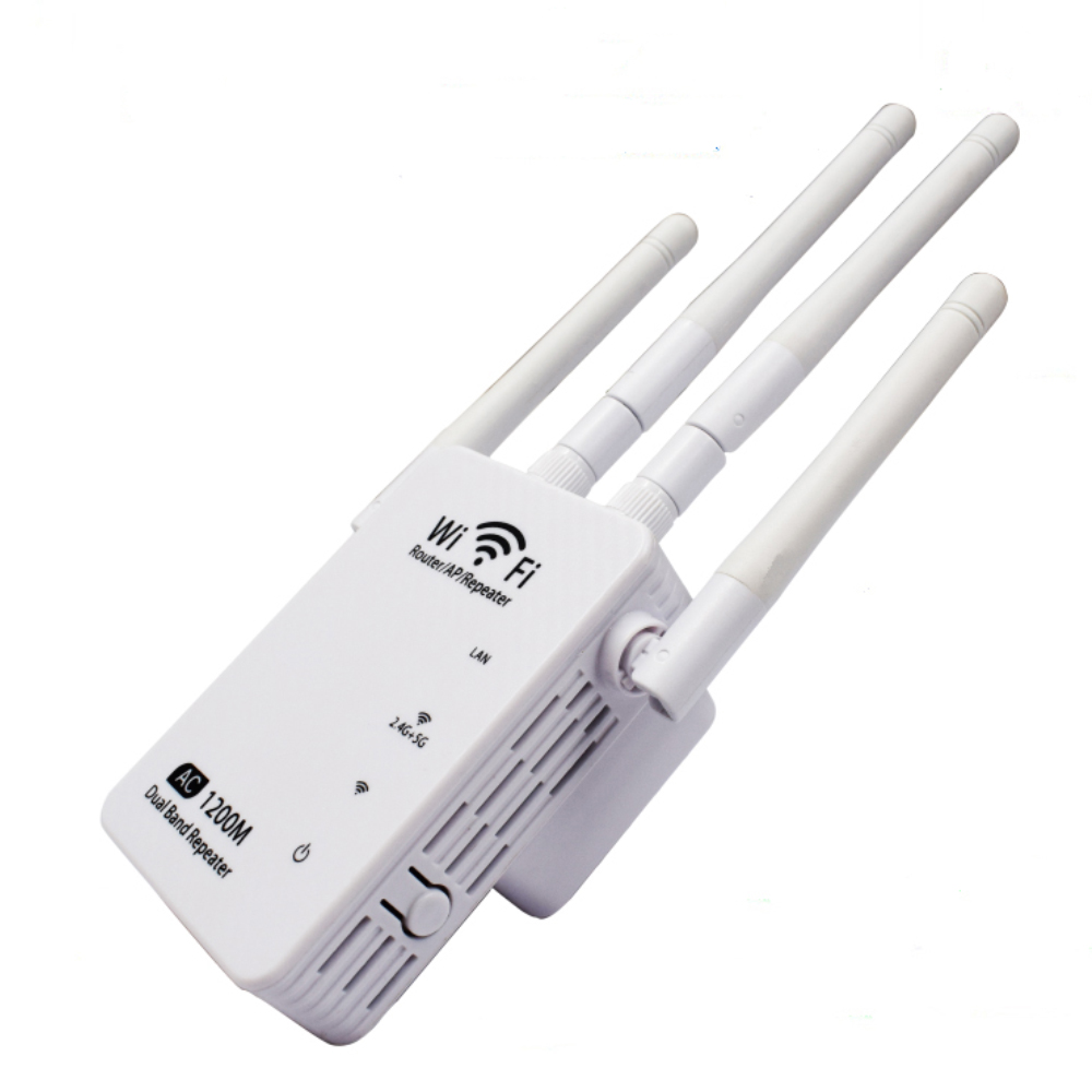 1200 Мбит/с AC Беспроводной ретранслятор 2,4 ГГц и 5,8 ГГц двухдиапазонный wifi удлинитель 1200 Мбит/с ретранслятор Wi-Fi повторитель сигнала