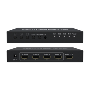 Tonli 4K 멀티뷰어 4x1 4포트 스위치, 4K/30Hz 지원, 메탈 구조 - Product Image 2