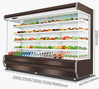 Réfrigérateur portable sur mesure, glacière pour supermarché, à affichage de fruits, pour légumes, bon qualité