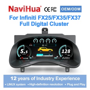 12.3" <b>Car</b> LCD Dashboard <b>for</b> Infiniti FX25 FX35 FX37 2007 2013 Digital Cluster Kilometer <b>Speedometer</b> Virtual Cockpit Ghost Screen - Product Image 3