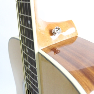 Guitarra acústica folclórica con <span class=keywords><strong>Acabado</strong></span> brillante con cuello de plástico Diapasón de ébano Sapelli wood' 41 pulgadas de tamaño - Product Image 3