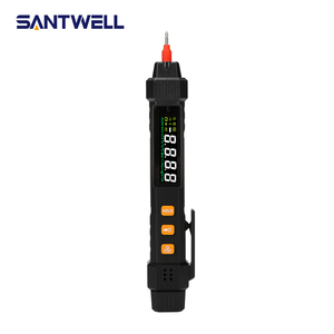 มัลติมิเตอร์ดิจิตอลแบบปากกาตรวจจับแรงดันไฟฟ้าแบบไม่สัมผัส (NCV)  0V-600V AC พร้อมระบบตรวจจับสายไฟที่มีกระแส - Product Image 1