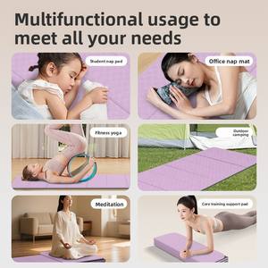 Tapis de <span class=keywords><strong>yoga</strong></span> pliable 185 cm grande taille, tapis de sport portable d'extérieur, tapis de fitness épaissi antidérapant, design animé de dessins animés - Product Image 3