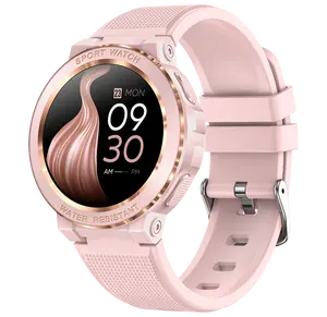 1.2 Inch Colorful Large Screen 24 Hours Health Monitoring Female Physiological Period Management Smart Watch MK60