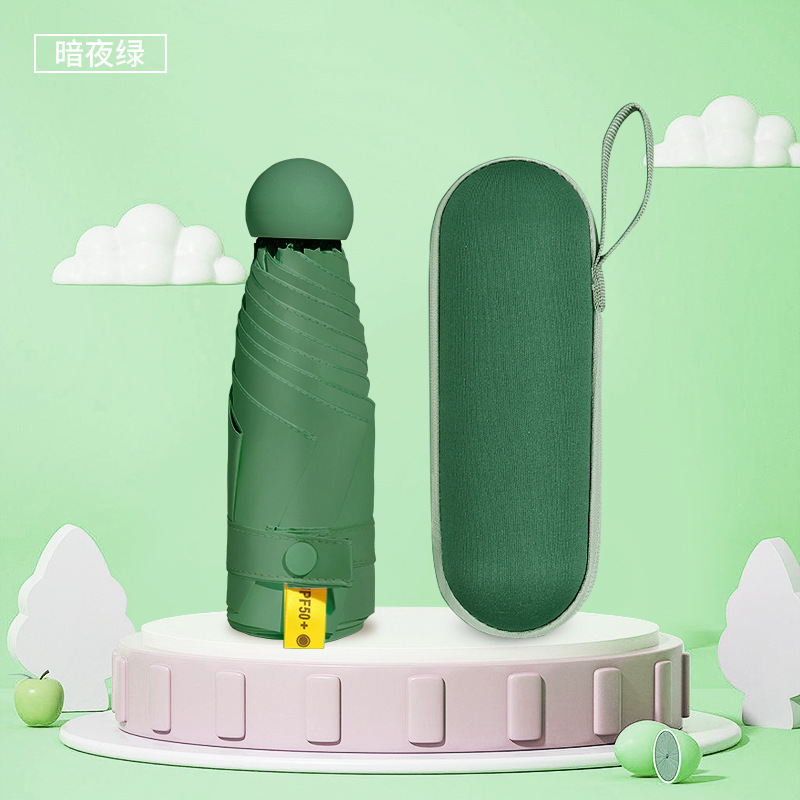 Dark green (with glasses case)