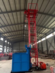 Elevador de Materiales para Construcción, Elevador de Materiales de Una Sola Cabina, Torre de Elevación de Materiales, Elevador de Construcción, Elevador de Materiales para Edificios <span class=keywords><strong>HTH</strong></span> - Product Image 4