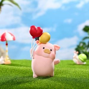 Produits tendance Nouveautés - Figurine de jouet en boîte aveugle rose floquée de la série quotidienne de cochons mignons authentique en stock - Product Image 5