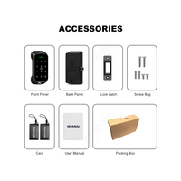 TTlock App Serrure de Porte Intelligente pour Gym Spa Sauna Sans Clé Lecteur de Carte Électronique RFID Mot de Passe Meuble Armoire Tuya Smart Lock