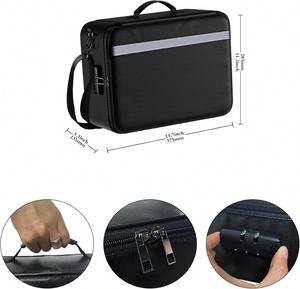 Sac de documents OEM étanche et ignifuge, coffre-fort domestique, boîte à dossiers ignifuge avec serrure pour un stockage sécurisé des fichiers d'ordinateur portable, passeports et documents importants - Product Image 6