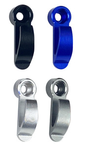 Universal CNC aleación de aluminio motocicleta solo agujero <span class=keywords><strong>casco</strong></span> bolsa <span class=keywords><strong>llevar</strong></span> gancho para moto eléctrica Scooter - Product Image 3