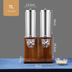 3.5L/7L/10.5L ไม้ธัญพืชตู้จ่ายอาหารจำนวนมากผลไม้แห้งลูกหมากฝรั่ง,Jawbreakers,ถั่ว,ข้าวโพดลูกอม,ตู้ - Product Image 4