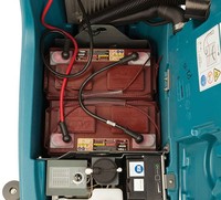 Autolaveuse autoportée Tennant T300e T3 T3e 24V à batterie, 500 mm, machine industrielle automatique de nettoyage de sols