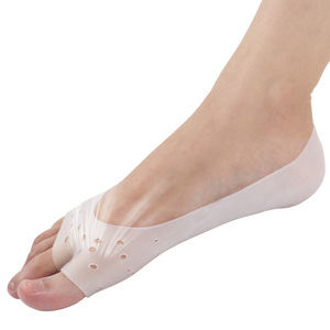 Calcetines de Gel de Silicona Suave Hidratantes para el Cuidado de los Pies, Protector para Aliviar Talones Secos, Agrietados y Descamados, Plantilla para Zapatos - Product Image 4