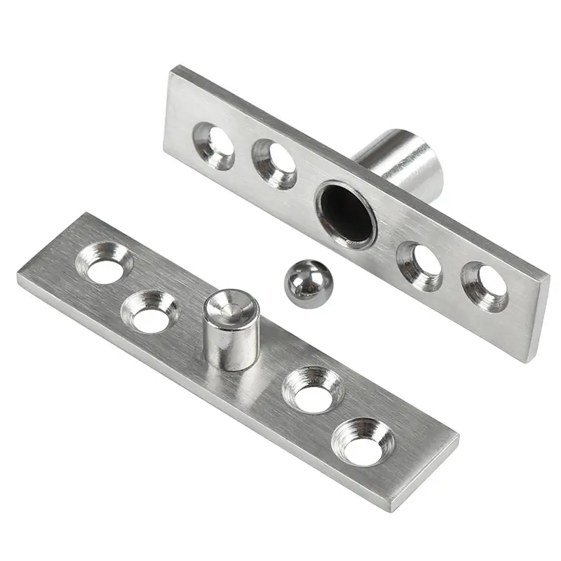 360 Degree Rotation Axis Rotating Hinges Location Shaft Stainless Steel Up and Down Door Hidden Pivot Hinge