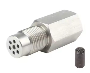 Suministro directo de fábrica Acero inoxidable de alta calidad 409 Siete agujeros M8 * 1,5 180 Grados Nuevo Mini convertidor catalítico - Product Image 1