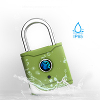 Cadenas d'empreintes digitales manille cadenas intelligent avec application mobile serrure étanche extérieure sans clé adaptée à la serrure et au stockage de gymnastique