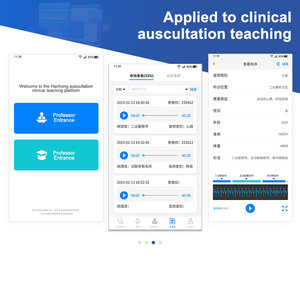 Système d'auscultation à distance sans fil avec technologie <span class=keywords><strong>de</strong></span> capteur <span class=keywords><strong>de</strong></span> 3e génération, stéthoscope médical pour médecins - Product Image 5