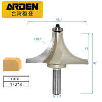 Yaden 0602 Fraise électrique pour le travail du bois en alliage tungstène-cobalt HRC60, revêtement téflon, outil de rainurage et de finition, OEM