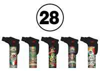 Mini torche à jet, briquet à cigare, gaz butane pour cuisine, design moderne, durable, écologique, en plastique, rechargeable, pour barbecue, cigarettes, camping