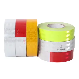 MANCAI 2 Inch Light Car Reflecting Sticker Dot C2 Ece 104r White Yellow Retro Reflective Tape For Vehicle